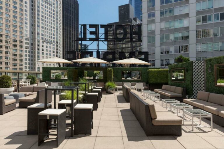 Empire Hotel New York - Rooftop avec vue