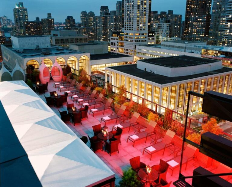 Empire Hotel New York - Rooftop nuit